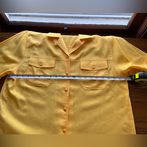 Baxter Wells button down short sleeved shirt, XL - Picture 4 of 8